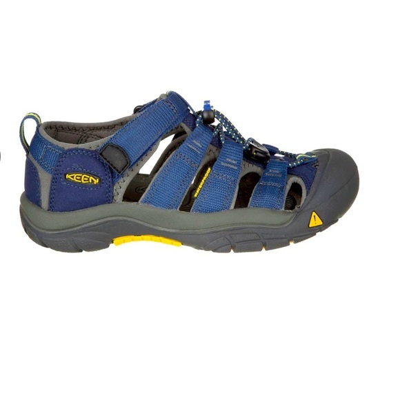 Keen Unisex Newport H2 Closed Toe Water Sandal Black Blue Sz 6 - Picture 1 of 14